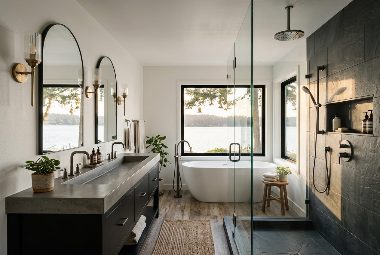 Medina Bathroom Remodeling LLC, bathroom remodeling in University Place, completed project 1