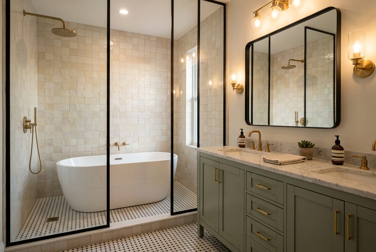 Medina Bathroom Remodeling LLC, bathroom remodeling in University Place, completed project 2